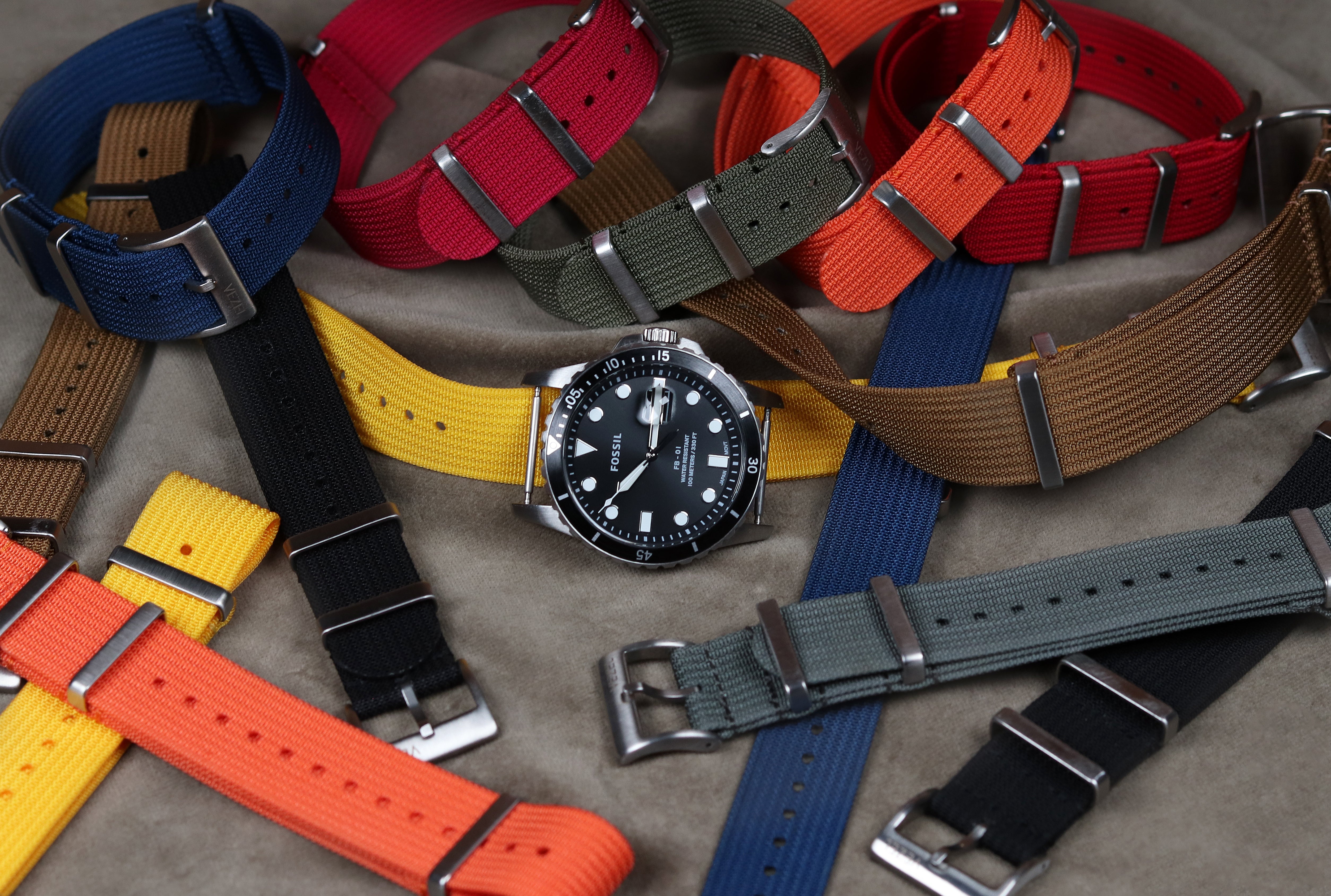 Ribbed Nato Straps