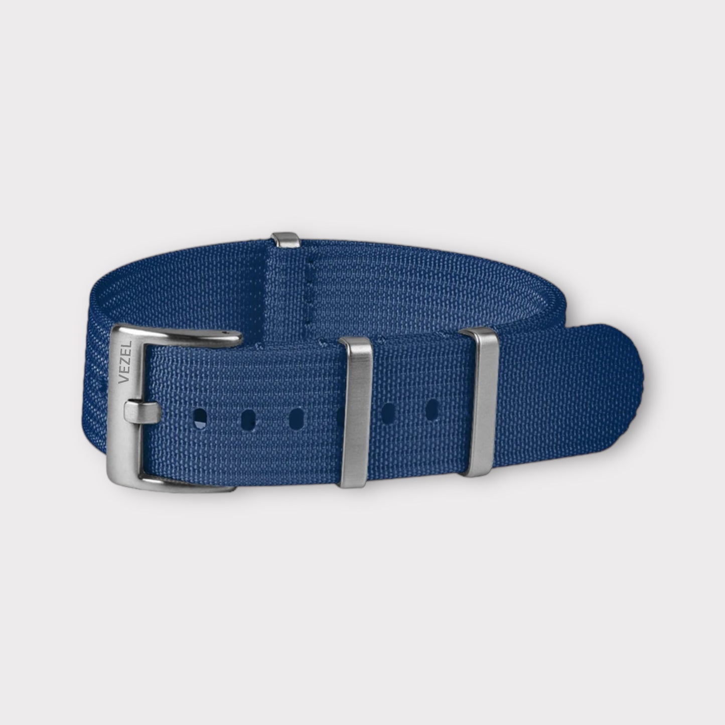 Nato Ribbed Strap - Navy Blue