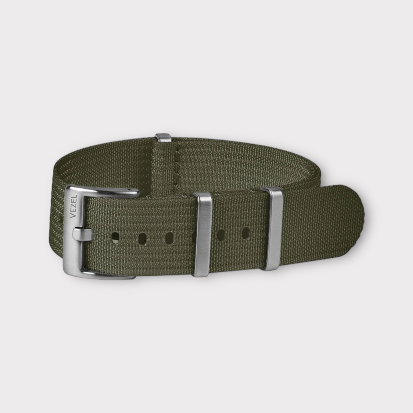 Nato Ribbed Strap - Army Green