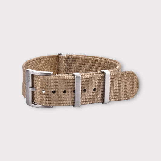 Nato Ribbed Strap - Khaki