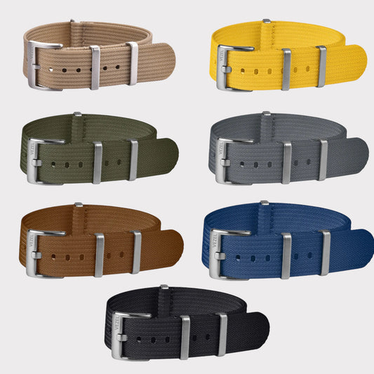 Nato Ribbed Strap Bundle - 7 Piezas