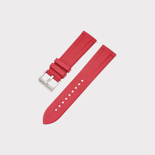 Premium Rubber Strap - Red